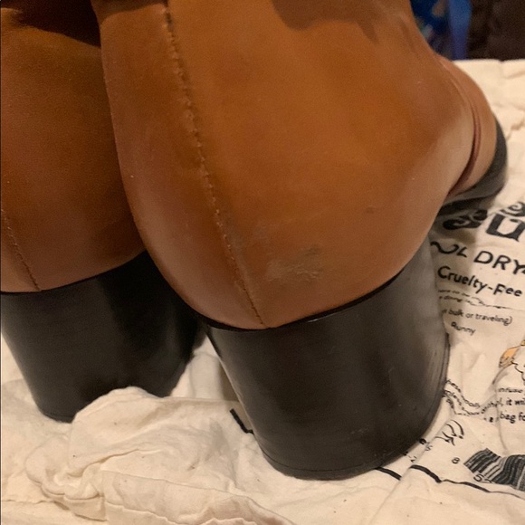 Lacoste Brown Ankle Booties with Side Zipper - Picture 5 of 7